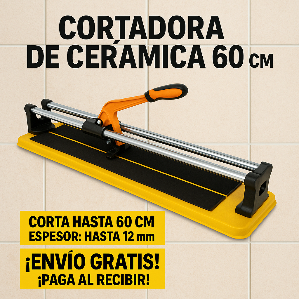 Cortadora De Ceramica 60cm Espesor 12mm