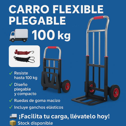 Carro Flexible con Capacidad de 100 Kg