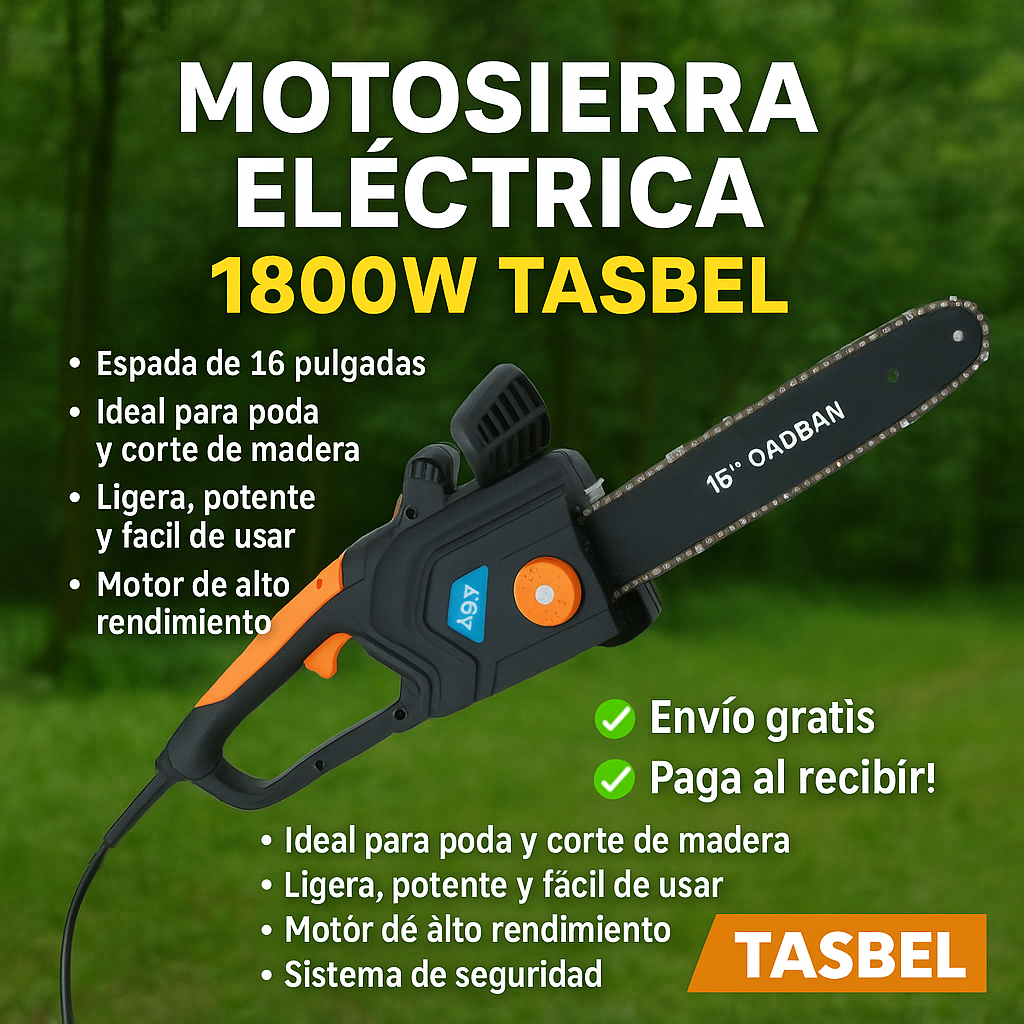 Motosierra Electrica 1800W_TASBEL